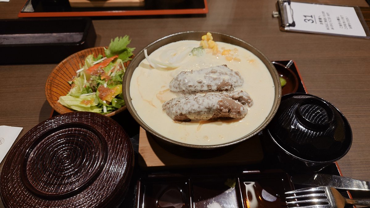 hirom1998616's tweet photo. とろけるハンバーグ 福よし https://t.co/40i8KkiNvy