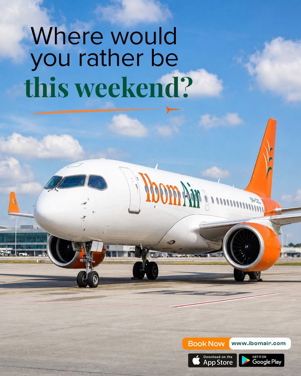 ibomairlines's tweet photo. Where would you rather be this weekend?

Tell us your pick in the comments.👇🏾

Book your next getaway at https://t.co/Snp0ol2t0S or on the Ibom Air app.

#IbomAir #WeekendGetaway #TravelNigeria #VisitGhana https://t.co/i3SgzuX1RO