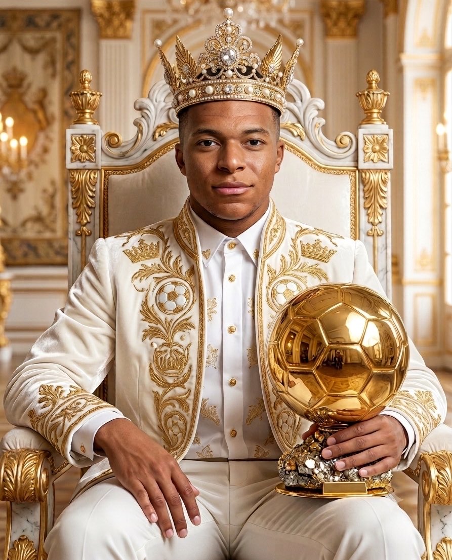 Mbappeballandor's tweet photo. Jour 10 : La propagande continue pas de découragement🌕

Eeh Kyky Ballon d’or 🎤
Eeh Kylian Ballon d’or 🥁
Eeh Mbappé ballon d’or 🥁
Eeeh LOTTIN Ballon d’or 🥁
@ballondor 👀🌕AURA🥶
#MbappéBallonDor2026 https://t.co/GLtiQayxY2
