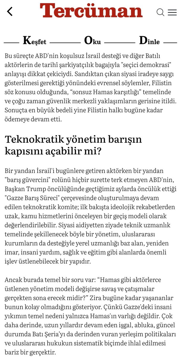 Melih_Demirtas's tweet photo. @tercumancom While Israel's #oppression in #Palestine continues unabated,I examine the latest decisions taken by #Hamas, placing them within the broader context of years of #internalDivisions,external interventions, #WesternOrientalism, and the fundamental right of #selfDetermination 🖋🌍 https://t.co/OFojWtLo8L