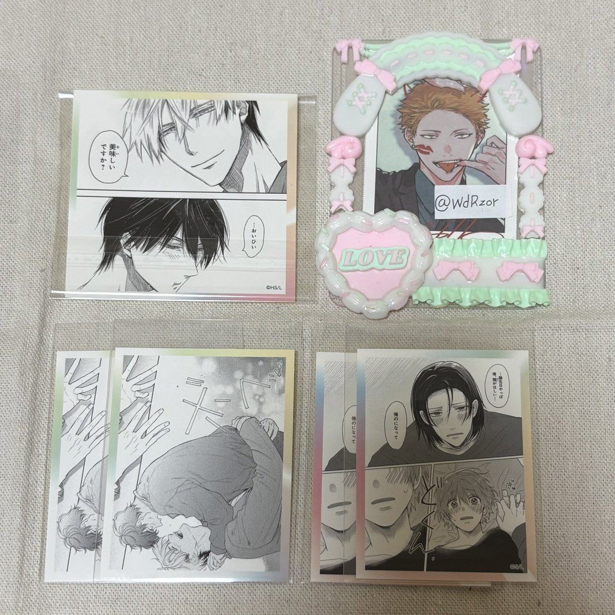 WdRzor's tweet photo. 【交換】 ビーボーイ ビボ展 ビーボーイ35周年記念展 クリアシート コマステッカー

【譲】画像1.2

【求】画像3.4(異種も可能)or定価+送料

⭐︎ご不快でなければ下段は2:1の交換可能
⭐︎画像3右下は同種下段との交換のみ
⭐︎郵送or8/24現地手渡し

検索からでもお気軽にお声がけください https://t.co/wlpwc1ib2Y