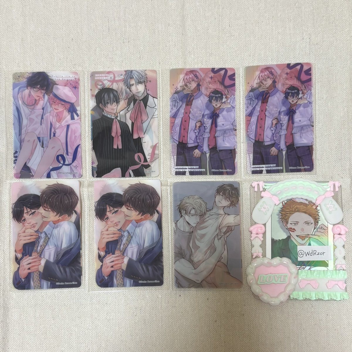 WdRzor's tweet photo. 【交換】 ビーボーイ ビボ展 ビーボーイ35周年記念展 クリアシート コマステッカー

【譲】画像1.2

【求】画像3.4(異種も可能)or定価+送料

⭐︎ご不快でなければ下段は2:1の交換可能
⭐︎画像3右下は同種下段との交換のみ
⭐︎郵送or8/24現地手渡し

検索からでもお気軽にお声がけください https://t.co/wlpwc1ib2Y