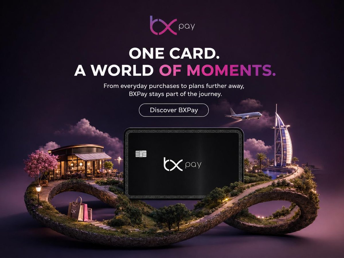 BXPayGlobal's tweet photo. One card for everyday moments and journeys beyond the usual. BXPay stays with you wherever plans take you.

Discover BXPay: https://t.co/8Vt6hTbg1a

#BXPay #CardExperience #EverydayPayments #TravelReady #ModernPayments https://t.co/KQNs1VSoKm