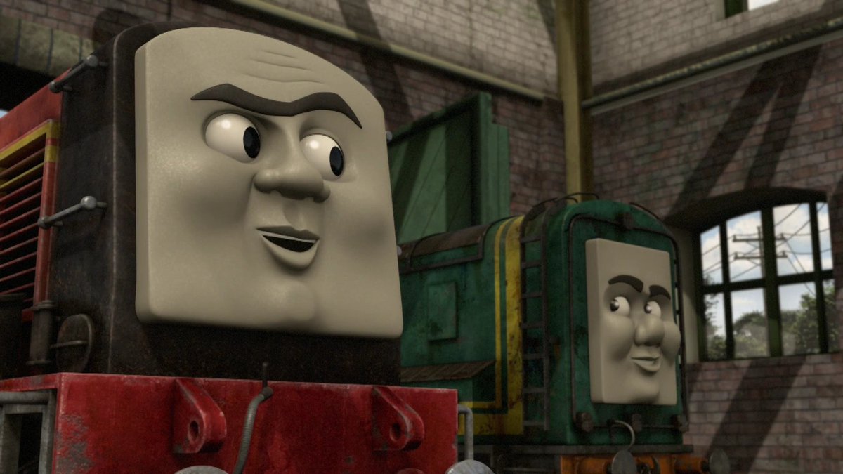 HunTTTEFacts's tweet photo. DID YOU KNOW? Gábor Joó and Zoltán Renácz, who voiced Den and Dart in the Hungarian dub of Day of the Diesels, improvised dialouge for 'Arry, Bert, Paxton and Norman in the Steamworks scenes. #TTTE https://t.co/JllCAQq9B7