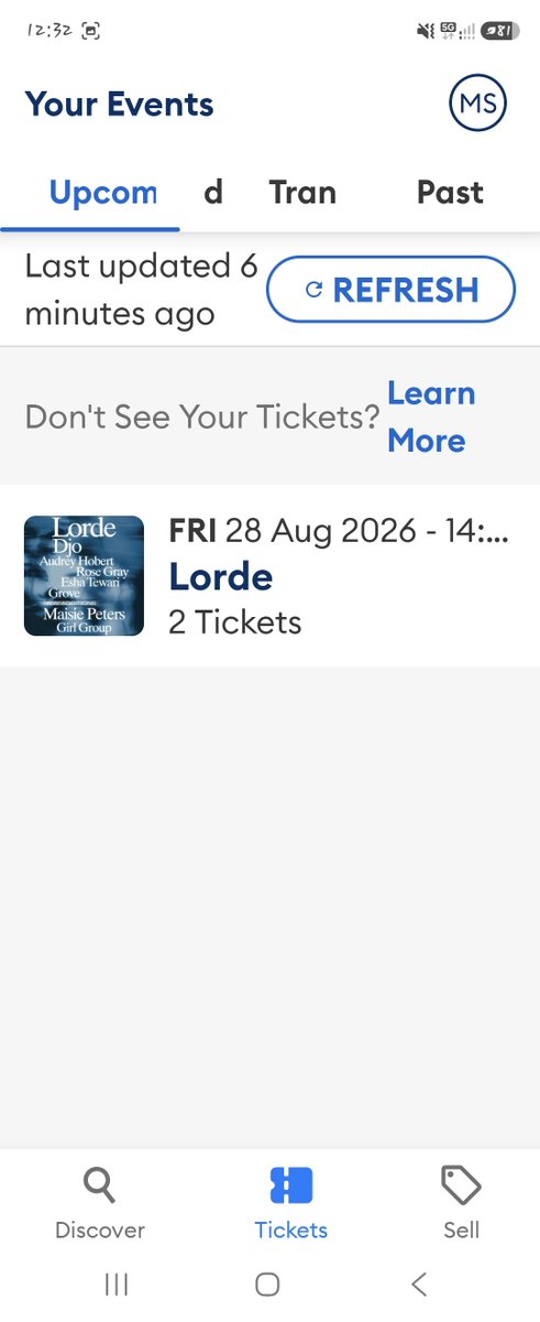 XPLRGal's tweet photo. Hi I ordered 3 tickets (2 adult and 1 child's) to Lorde festival in Bristol but ive only been sent the 2 adult tickets to the app
@AXS_UK https://t.co/K7AdDnxDtR