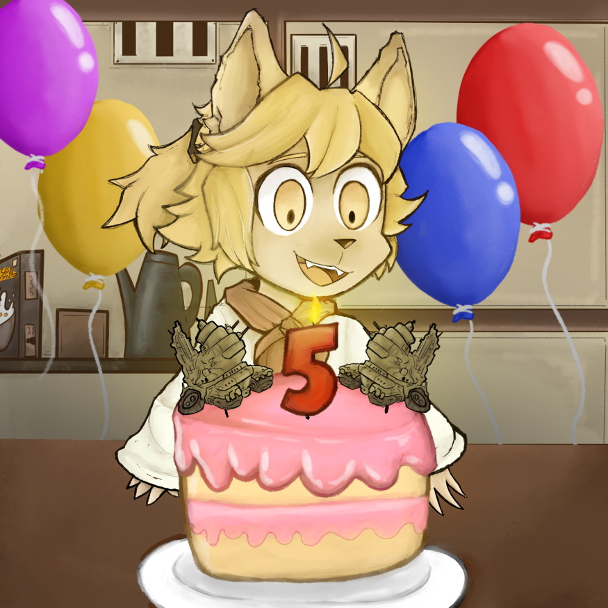 LittleTailBR's tweet photo. É HOJE
Feliz aniversário de 5 anos Fuga: Melodies of Steel!

Um dos jogos mais importantes de nossas vidas! ❤️

Em comemoração, um dos artistas de nossa comunidade @uaisocruzeiro desenhou uma arte especial para comemorar!!! 🎂

#Fuga5th #戦場のフーガ5th #FugaMelodiesOfSteel #CC2 https://t.co/F14I7l5wG1