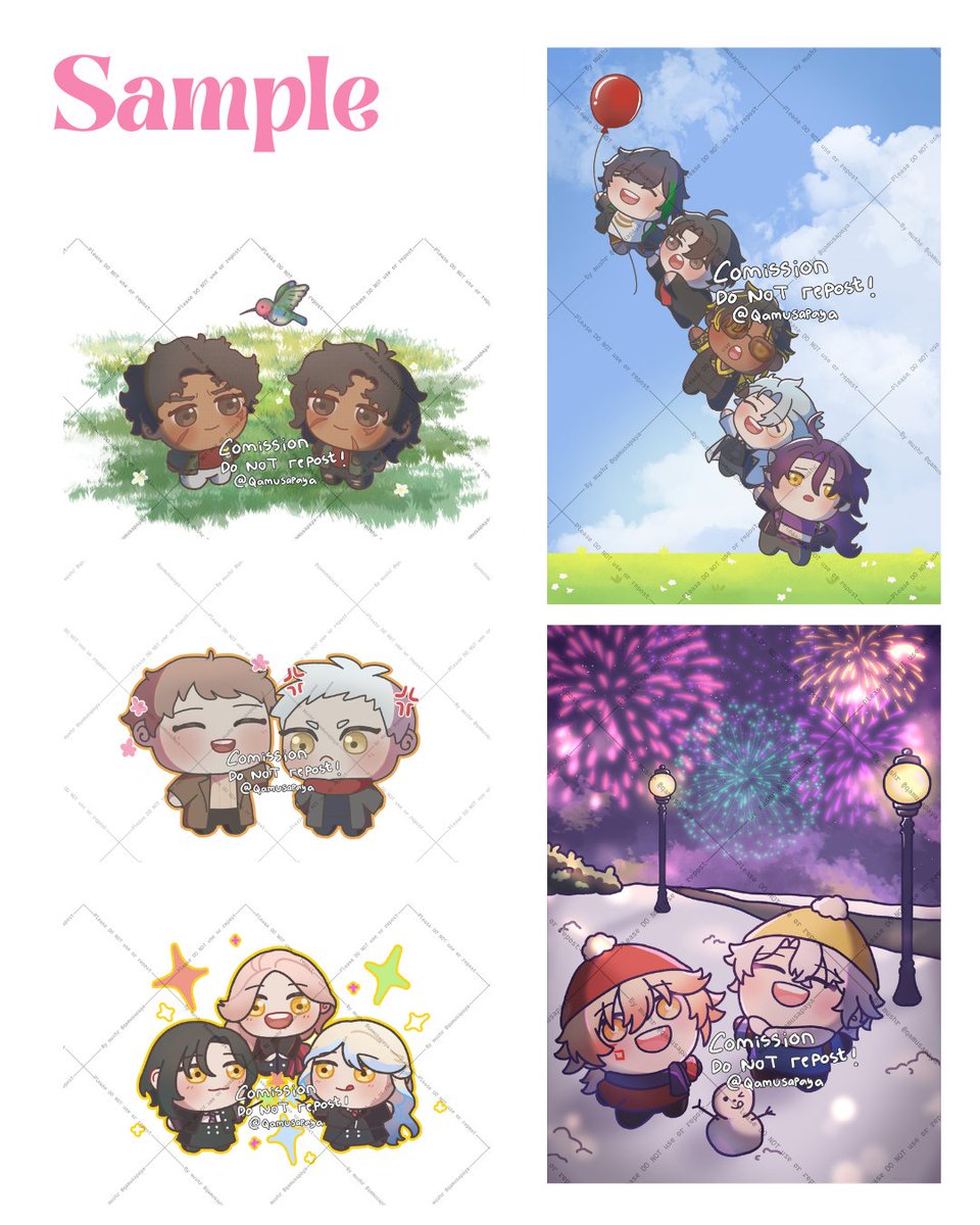 qamusapaya's tweet photo. [Rt &amp; ❤️Very Appreciated]    
COMMISSION OPEN  

Hello! my commissions are open for local 🇮🇩 and international (VGen). Feel free to DM me if you're interested or have any question^^ Thank you~  

#VGenComm #CommissionGG #commissionsopen #artidn https://t.co/SluFDOvVWJ