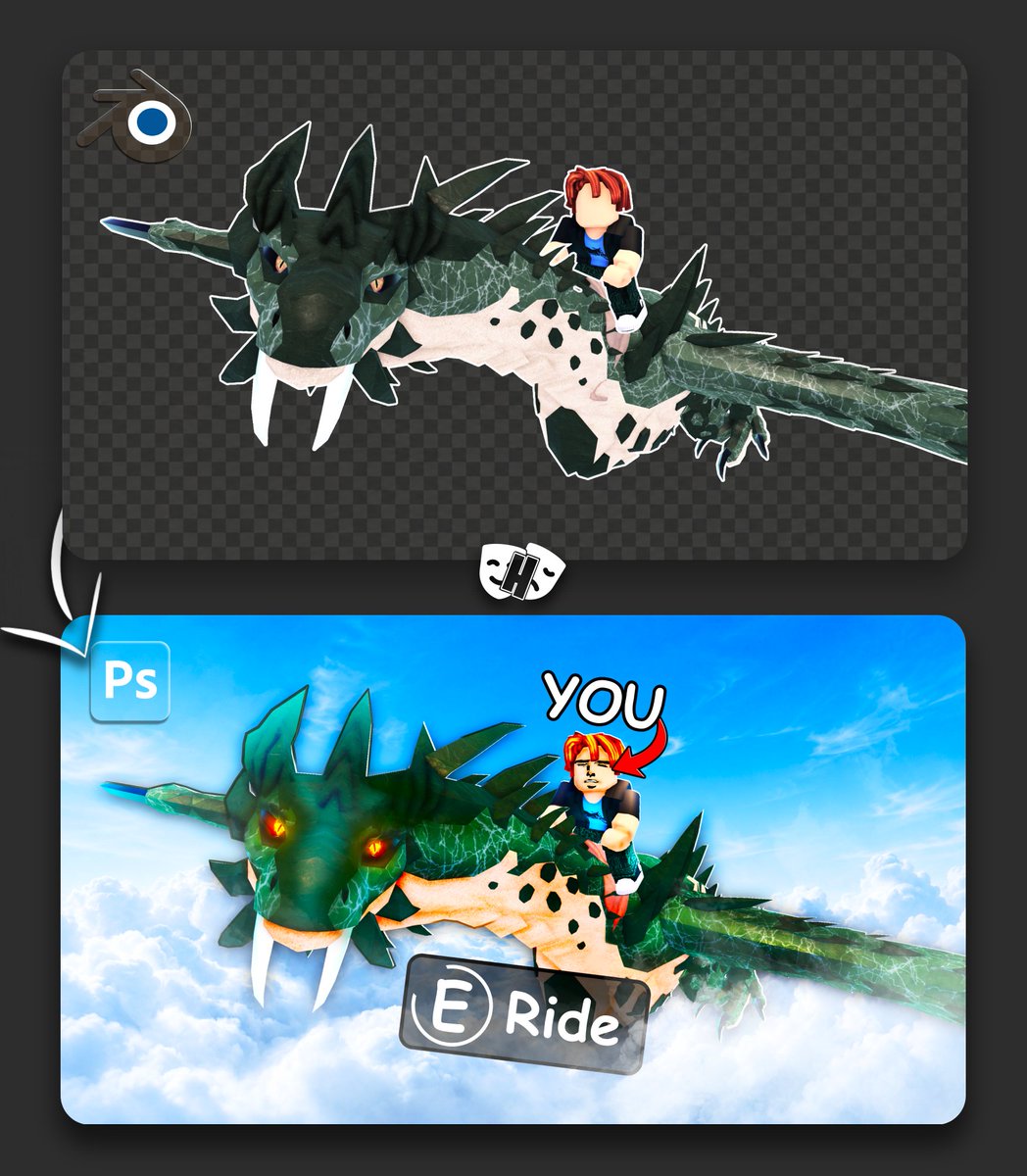 Hi5YTChannel's tweet photo. Thumbnail Before ➡️ After Photoshop!🔥

📩: https://t.co/IYxXLoIfNI

Likes ❤️ &amp; RTs🔁always appreciated!
#Roblox #RobloxDev #RobloxGFX #RobloxArt https://t.co/OC4e6mpqZZ