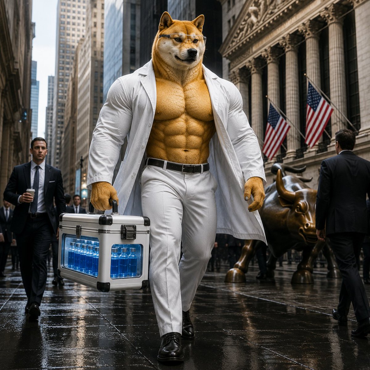 realpuptides's tweet photo. Wall Street wanted alpha. We brought the formula. 🧪📈 $PUPTIDES https://t.co/XMGYzvvR7D