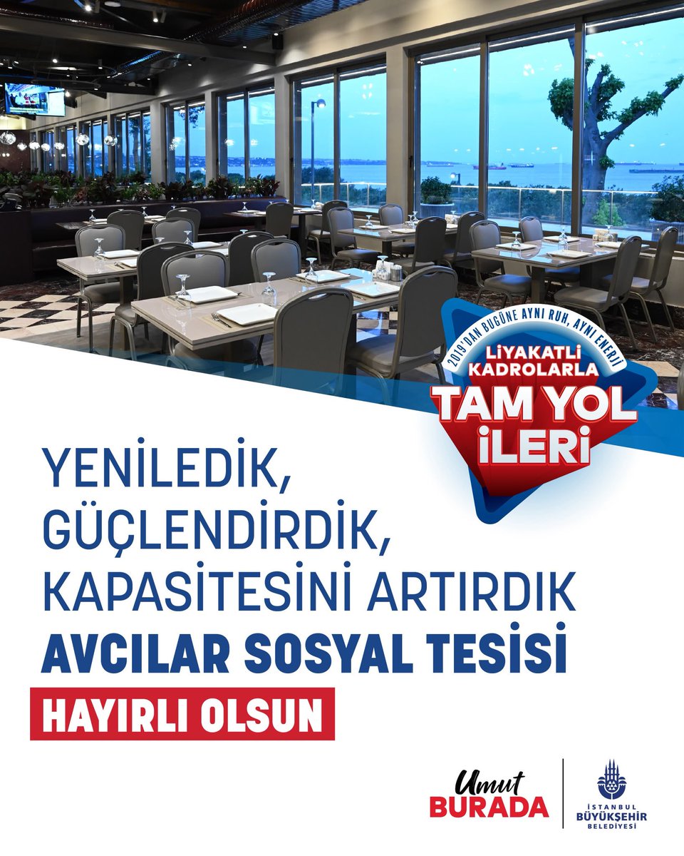 DestekDb's tweet photo. YENİLEDİK, GÜÇLENDİRDİK, KAPASİTESİNİ ARTIRDIK. AVCILAR SOSYAL TESİSİ HAYIRLI OLSUN. https://t.co/D9nyS9SC5t