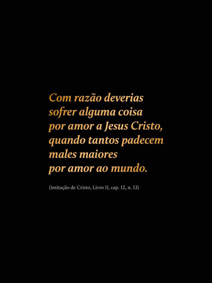 padre_paulo's tweet photo. Leia e medite sobre este trecho da obra “Imitação de Cristo”, que certamente irá ajudar você a abraçar as cruzes cotidianas.

Curta e compartilhe este post para que outras pessoas também meditem sobre essa verdade. https://t.co/aLtWWTZwJi