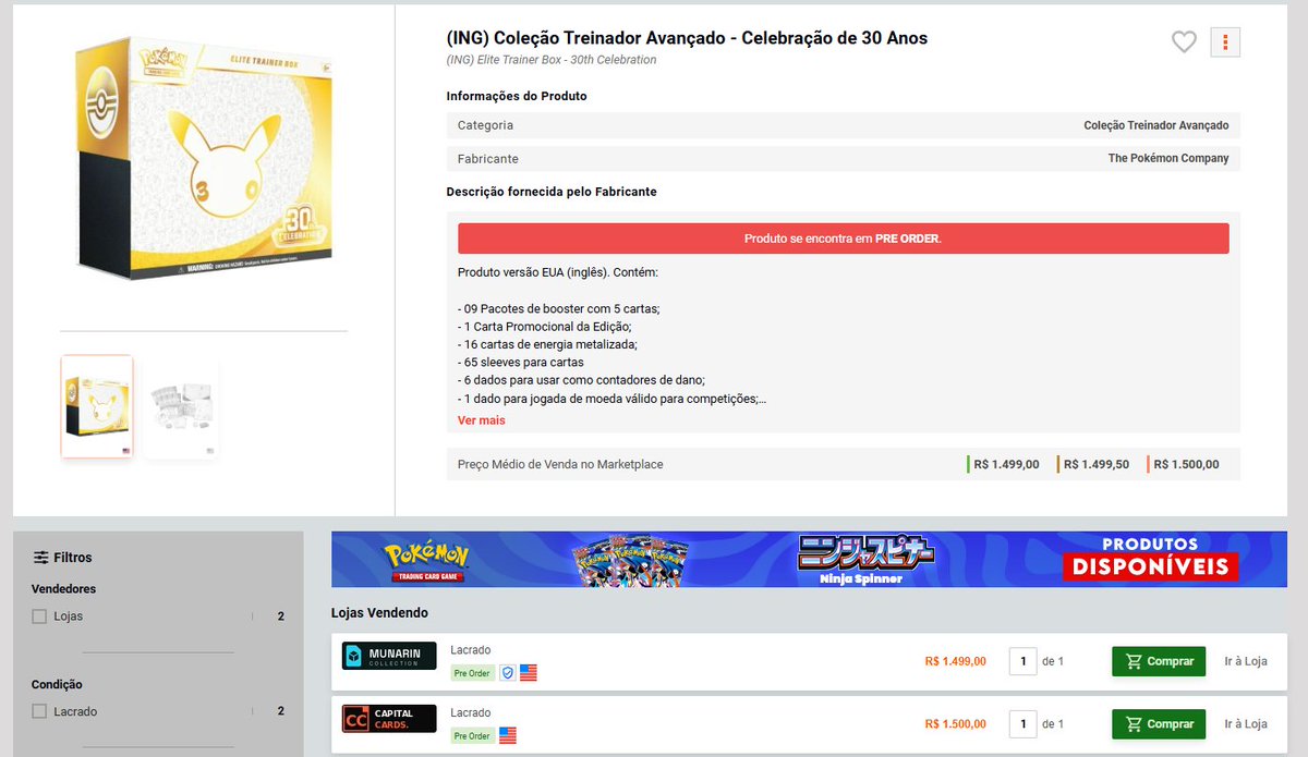 ccehk_tcg's tweet photo. Coleção de celebrações começou daquele jeito, R$1500 de Pré Venda na ETB 🧐 https://t.co/hf7R13HTxw