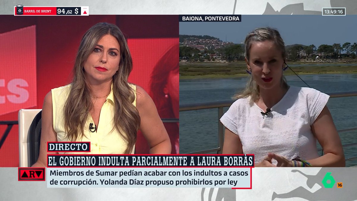 dsegoviaatienza's tweet photo. Menudo papelón de la sumander defendiendo el indulto a Laura Borrás. Menudo papelón. https://t.co/oJltDsUFud