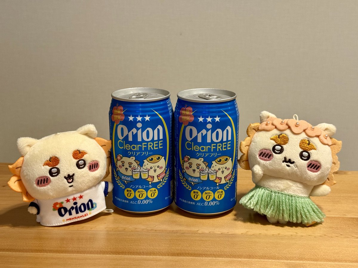 ure43ure43's tweet photo. 🌺オリオンビールコラボ🌺
躍動感強めなシーサーとくりまんじゅうのお姿がかわいくて乾杯捗りま〜す🍺 https://t.co/JzmCQGwq2F