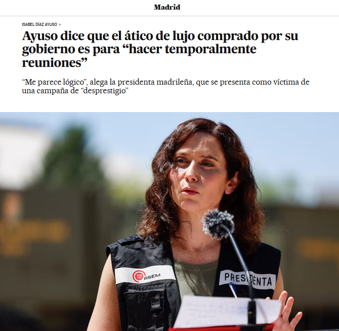 EconoCabreado's tweet photo. 6 millones de euros en un ático con terraza de 200 m2 para "hacer temporalmente reuniones"

Se ríe de todo el mundo pero, sobre todo, de sus votantes liberales que se quejan del malgasto de dinero público. A esos los toma por idiotas. https://t.co/rPNJviVYRq