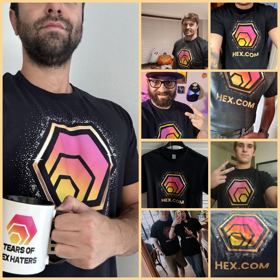 PulsicanStore's tweet photo. Times like this make it all worth it 🙏 worked so hard over the last few years getting thousands of Hexicans & Pulsicans wearing the brand & spreading the message!

If you've got a shirt from us, time to get it on and be proud you're still here 🔥🚀

PulseChain HEX PulseX ProveX
$PLS $HEX $PLSX $PRVX
@RichardHeartWin
