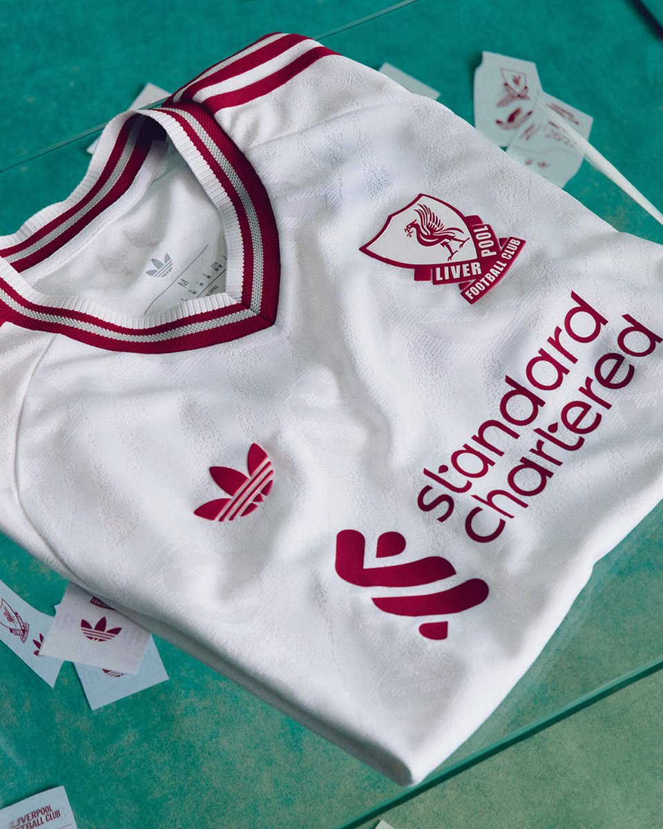 footballshirt's tweet photo. Liverpool FC and adidas have officially unveiled the club’s new Away kit for the 2026–27 season, inspired by Liverpool’s away kits from the mid-1980s.

Read more: https://t.co/Zy9DWKOw7q

#lfc | Football Shirt Culture | Soccer Jersey | Camiseta de Futbol https://t.co/fvkEOwW7LB