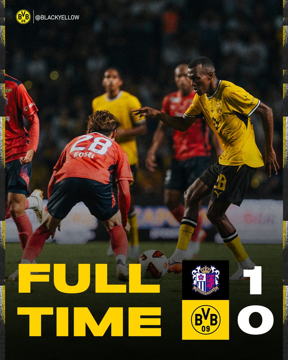 BlackYellow's tweet photo. Full time from Osaka. https://t.co/ZolOB2FqR0