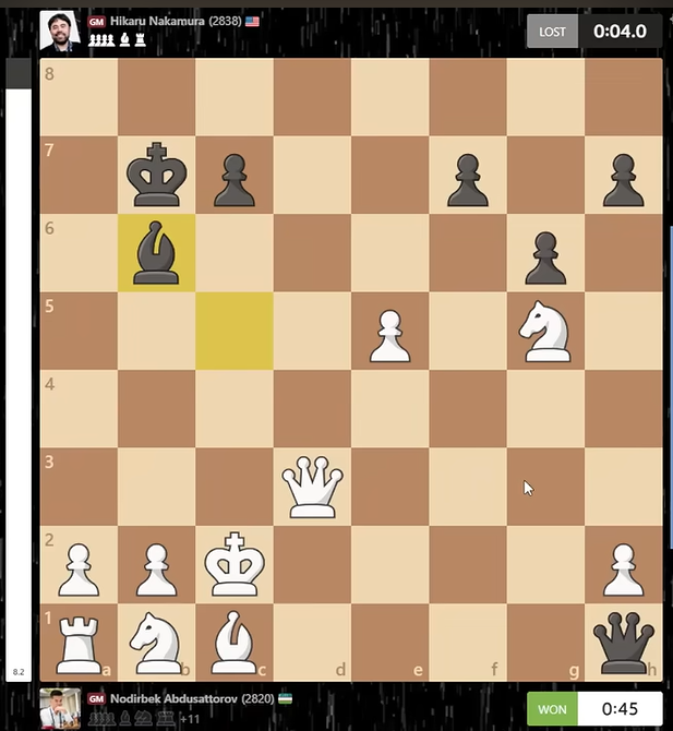 typer980's tweet photo. As a 1500, i can beat @GMHikaru in this position as white easily. https://t.co/jYWROepwdS