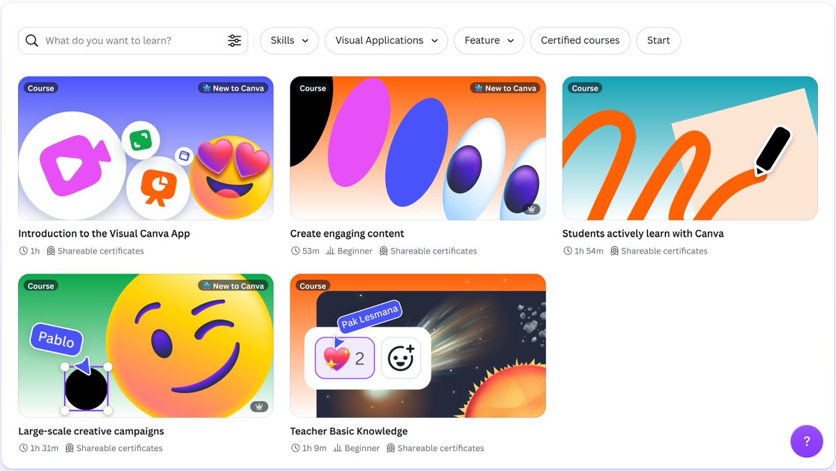 nalibelajar's tweet photo. FINALLY PROFIL LINKEDIN AKU GA KOSONGAN LAGI WKWK 😭 senang banget baru aja namatin 3 kursus gratis di Canva Design School dan dapet sertifikat, lumayan bgt buat nambahin portofolio ye kan? yg mw ikutan berburu sertifikat gratis bisa langsung cek di sini https://t.co/J3GMZlpmVf https://t.co/PhZHjKTogf