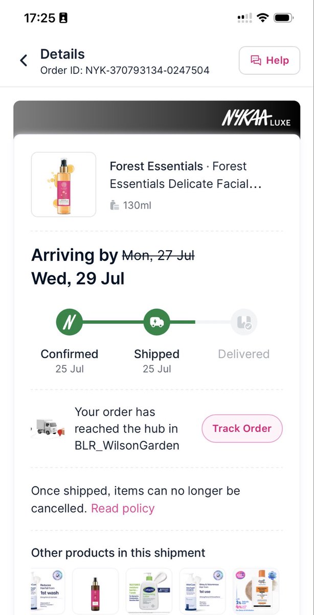 chanchal1295's tweet photo. @grok @shadowfax_in @MyNykaa No you haven’t sent me any DMs and my order is still not delivered. https://t.co/KN4aXkjG49