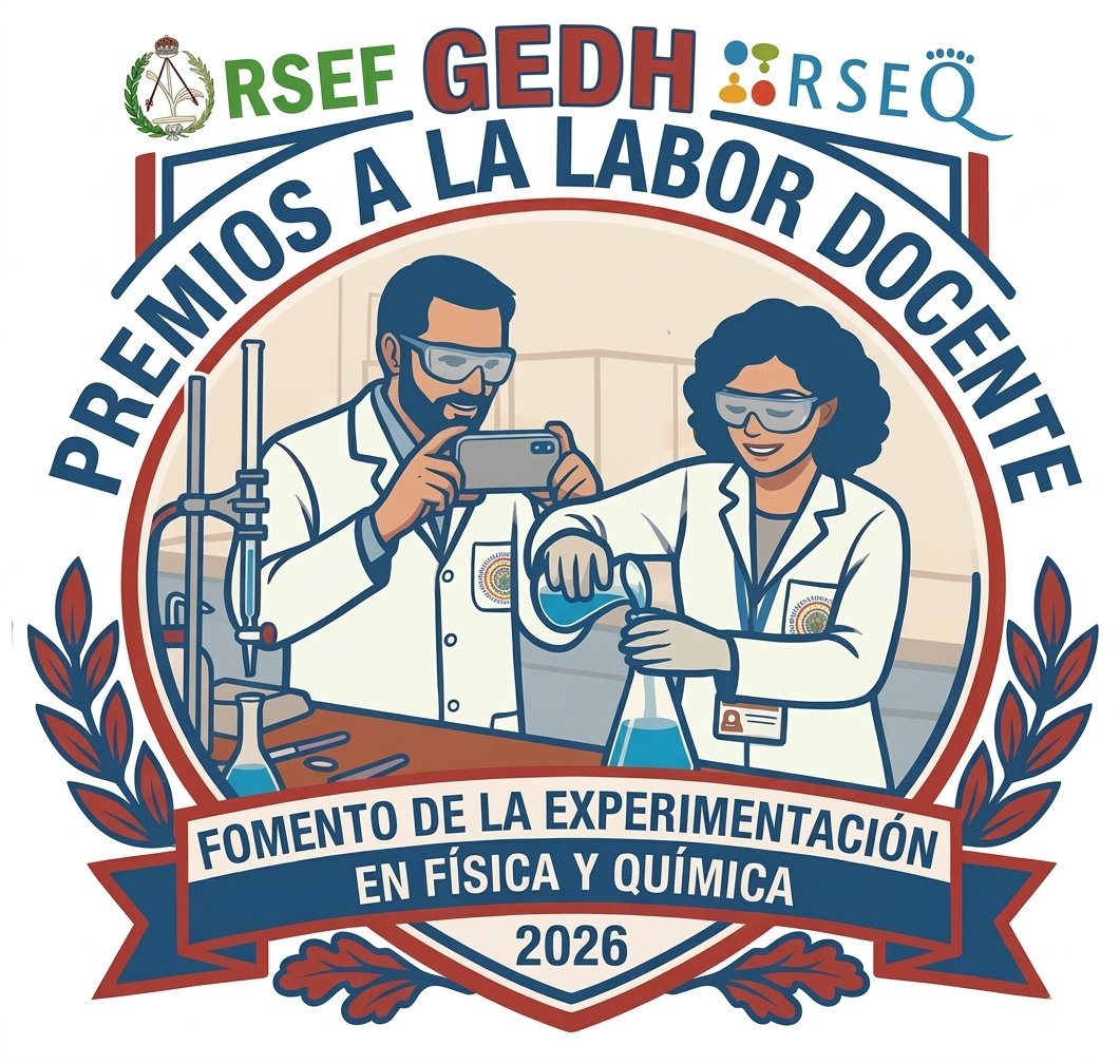 luismormz's tweet photo. Desde el Grupo Especializado de Didáctica e Historia de la Física y la Química @GEDHFQ de la Real Sociedad Española de Física @RSEF_ESP y la Real Sociedad Española de Química @RSEQUIMICA deseamos unas felices vacaciones y un merecido descanso a todo el profesorado. De cara al próximo curso 2026-2027 tenemos abiertas varias iniciativas:

🧪 Si realizas demostraciones experimentales en tus clases de Física y Química de ESO, Bachillerato o Ciclos Formativos, anímate y participa en los Premios a la Labor Docente en el Fomento de la Experimentación en Física y Química. El plazo de presentación de propuestas está abierto hasta el 15 de septiembre. Información y bases de la convocatoria en:
https://t.co/m9fsTsiktB

👩‍💻 Si has publicado algún artículo sobre didáctica o historia de la física o de la química en «Revista Española de Física» o «Anales de Química» con posterioridad a abril de 2025 o vas a publicarlo próximamente, participa en la XI Edición del Premio Salvador Senent. Información y bases de la convocatoria en:
https://t.co/OjV16n0o4w

📙 Recuerda que puedes disfrutar del número 45 de «Faraday. Boletín de Física y Química» al completo en:
https://t.co/bGJkKk0jc9

📗 El envío de contribuciones para el número 46 está abierto hasta el 31 de octubre. Si eres profesor de Física y Química de cualquier etapa educativa y quieres compartir recursos y experiencias de aula, si investigas en ciencias, educación científica o historia de la ciencia y quieres divulgar tus trabajos entre el profesorado o si quieres contribuir a la divulgación de la física y de la química, ¡esperamos tus artículos! Consulta toda la información en:
https://t.co/xwhHsG2bJJ

En el GEDH RSEF-RSEQ volveremos el próximo curso con estas y otras iniciativas para seguir impulsando entre todos la física y la química a través de su didáctica, su historia y su divulgación.