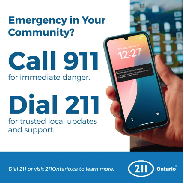 211Ontario's tweet photo. Be Prepared Before the Next Emergency
Be Prepared for Emergencies! Power out? Roads closed? Know who to call for updates. Visit π https://t.co/0z7jq4bKv8 for emergency info. #211Ontario #211Day #HelpStartsHere #OntarioCommunities #CommunitySupport https://t.co/o6twKe8hR3