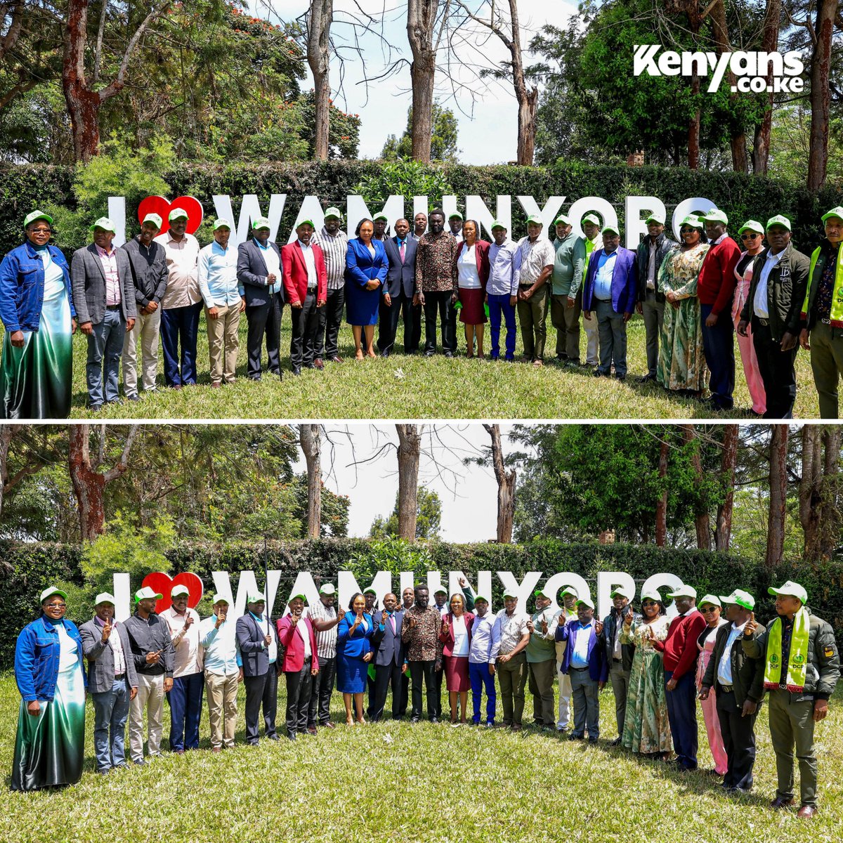 Kenyans's tweet photo. Gachagua hosts Laikipia and Nakuru MCAs who have shifted from UDA and other parties to DCP https://t.co/54CTPaAV89