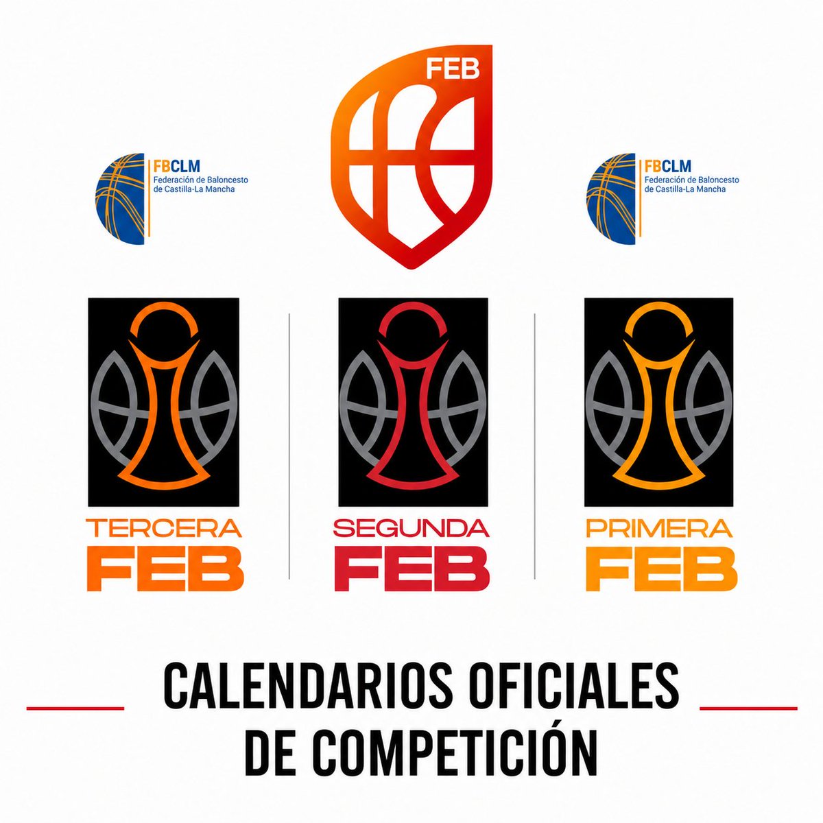 fbclm's tweet photo. #CompeticionesFEB | Calendarios y Normativas Oficiales, equipos, fechas importantes en #PrimeraFEB, #SegundaFEB y #TerceraFEB de todos los Equipos de Castilla-La Mancha.
Información y Documentos para Descarga👇👇
📰 https://t.co/wRQTbeSpFc
#PasionXBasketCLM https://t.co/IZ4tdRWK3i