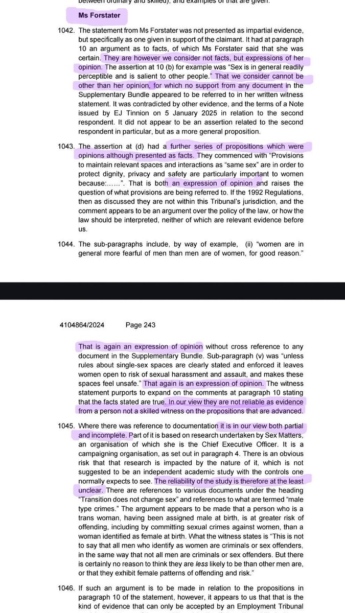 KirstiMiller30's tweet photo. In short, the court ruled @SexMattersOrg arguments are based on mere assumption, unsupported common sense, straw arguments, fallacious question begging, &amp;  a # of hypotheticals &amp; unsupported counterfactuals rather than established fact. Essentially, they’re based on a lot of ifs. https://t.co/YgdPkmGIGK