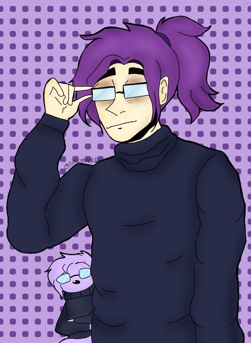 lvcasmith's tweet photo. Randall and his alters! 
#purplegame #purpleverse #purpledirectorscut #randallpurpura https://t.co/RohVDEgHLy