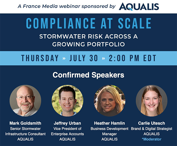 shoppingctrbiz's tweet photo. Join stormwater compliance experts tomorrow, Thursday, July 30, at 2:00 PM ET for the webinar, "Compliance At Scale: Stormwater Risk Across a Growing Portfolio" to unpack what actually changes as ownership scales!

Register here: https://t.co/c5QnSRwTrX
@InterFaceGroup #Webinar https://t.co/2LZPqUPRvT