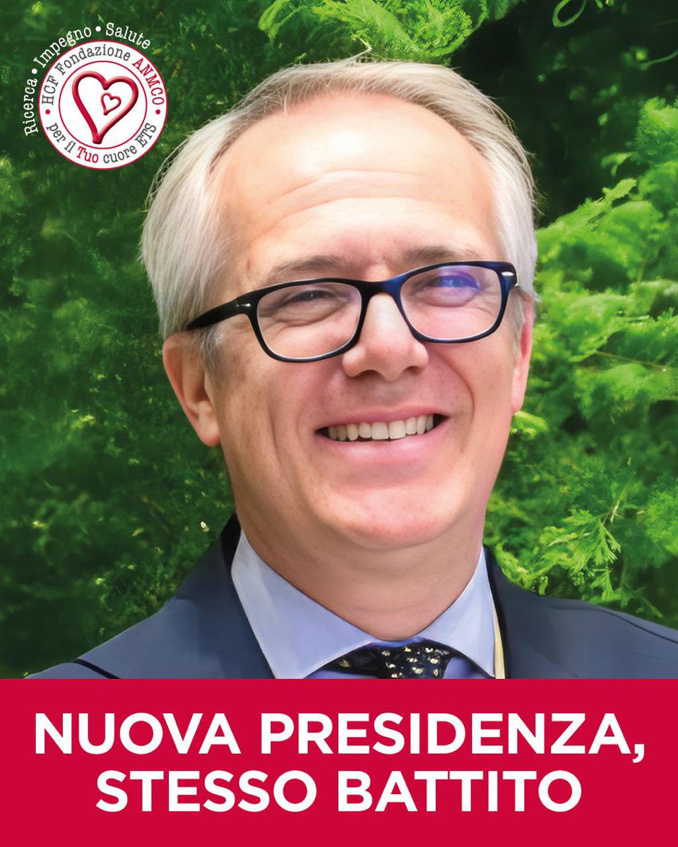 _anmco's tweet photo. Nuova Presidenza, stesso battito! ❤️

📣Passaggio di testimone al vertice della HCF Fondazione ANMCO per il Tuo cuore ETS

I migliori auguri di buon lavoro al nuovo Presidente Prof Furio Colivicchi

#periltuocuore #HCFFondazioneANMCO #ANMCO https://t.co/sxEDMPS5jj