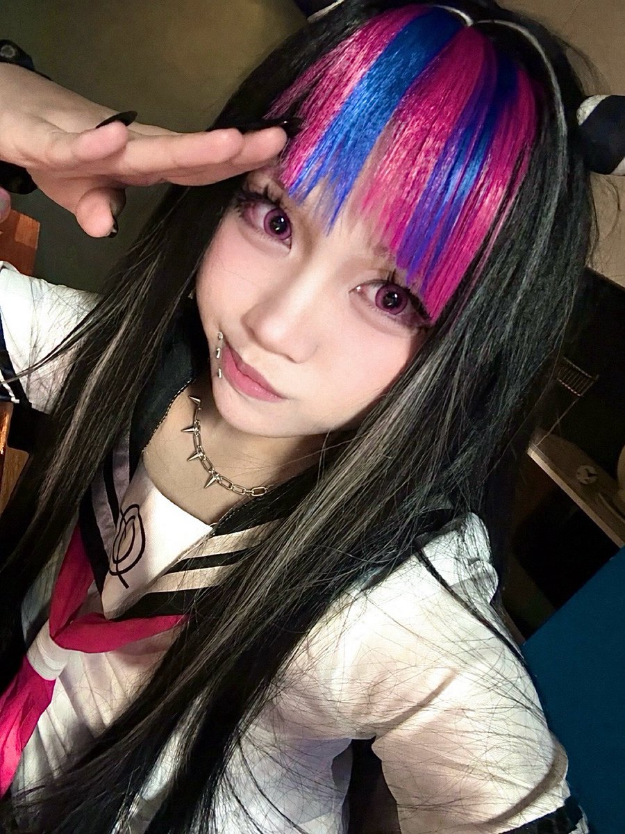 momo__ovor's tweet photo. #cosplay #danganronpa https://t.co/YFn9MlgKcC