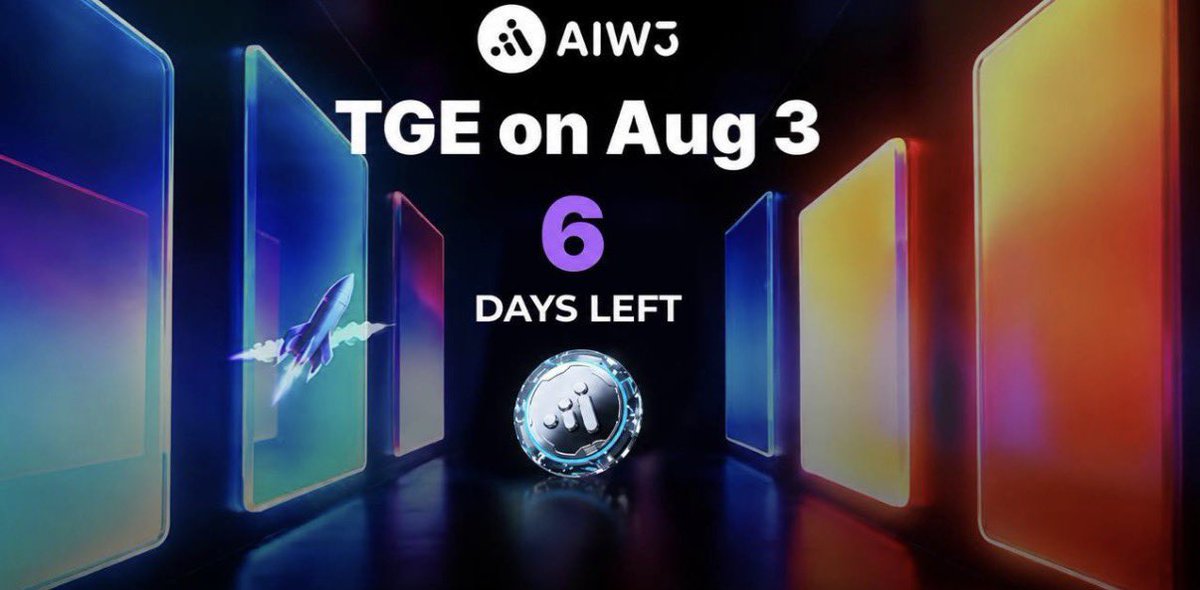 Redlion35's tweet photo. Been keeping an eye on @AIW3_official and there’s a lot happening ahead of TGE.

The ecosystem is expanding with AI Agents, Prediction Markets, strategy trading, and a live points system, while the collaboration with OKX through the World Cup Prediction Markets and the OKX Boost campaign is bringing even more attention.

Key dates to remember:
📅 TGE: August 3

I also like that the team upgraded its Anti-Sybil system before launch. Taking extra time to reward real users instead of bots is the right move.

If you’re already earning points through trading, AI Agents, Prediction Markets, and community tasks, now isn’t the time to slow down. These final days before the snapshot could make a real difference.

🔗 https://t.co/MTWJUvAUMI

#AIW3 #OKXBoost #TGE #Airdrop #PredictionMarket #AIAgent #Web3
