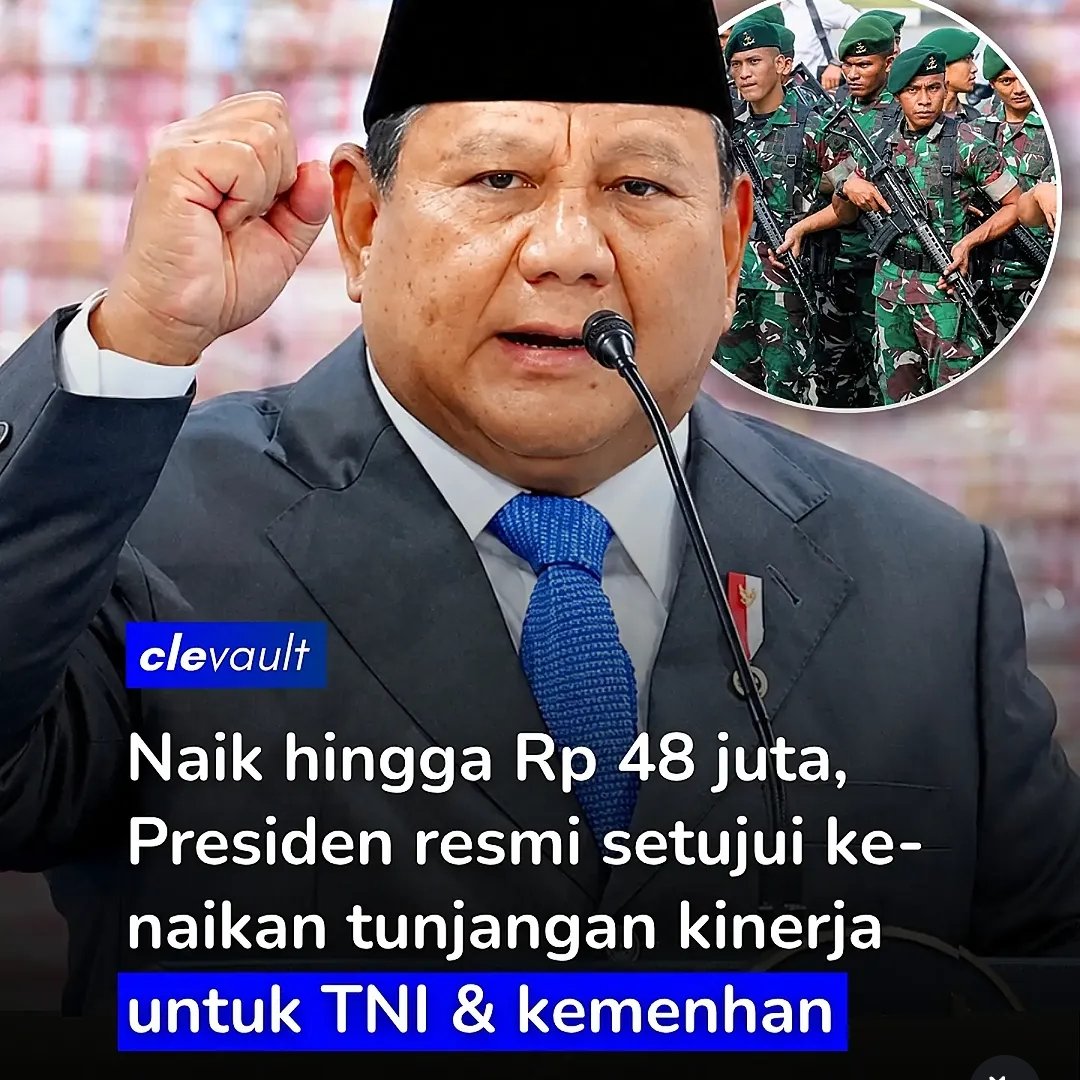 Superman4452's tweet photo. Gajih TNI dan kemnhan naik sampai 48 juta. Sedangkan buat naikin gajih guru bilangnya gaada uang...

Gimana nih menurut kalian? https://t.co/MEB6DeExRl