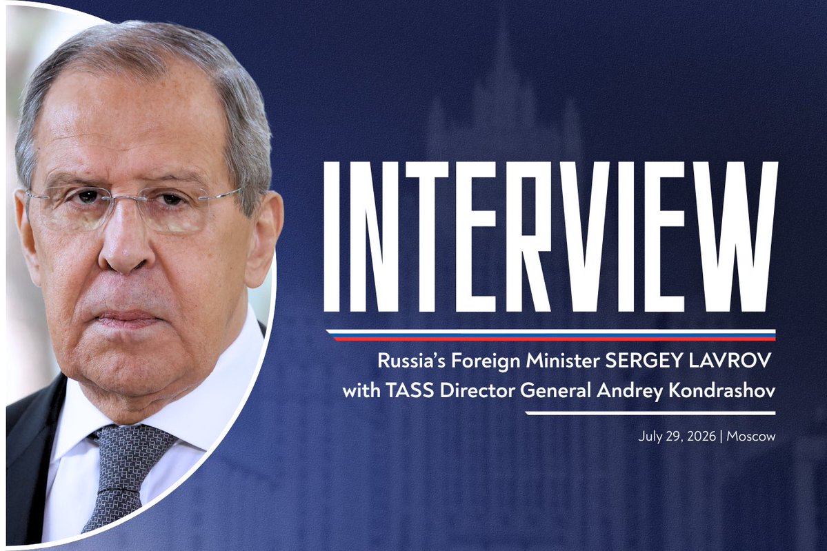 mfa_russia's tweet photo. 💬 FM Sergey #Lavrov:

As for our “Western partners’” constant attempts to deceive Russia, our patience eventually runs out.

President Putin summed up our relations with the West: “There's no going back to the way things were before February 2022”.

https://t.co/RIzQIqfosL https://t.co/sOuf2mllJP