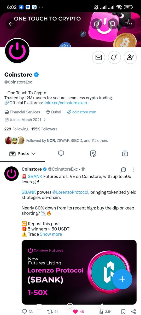 Freelancing_Of's tweet photo. @CoinstoreExc @Remirwa My answers: 1️⃣ C 2️⃣ A 3️⃣ B 4️⃣ C

From day one, 
you’ve been building something strong 💪
The way this is going, the future is 🔥
Keep it up — greatness ahead! 🚀

@Philosophy_eth 
@SabaSidratul 
@DragonSofiq90

UID: 36310276305088504 https://t.co/31oVZm4h0p