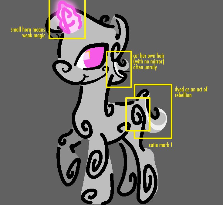 ch0mper__'s tweet photo. in light of g6 i revamped my oc goldie i didnt draw her in the show style #sorry https://t.co/qL4MErzDNN