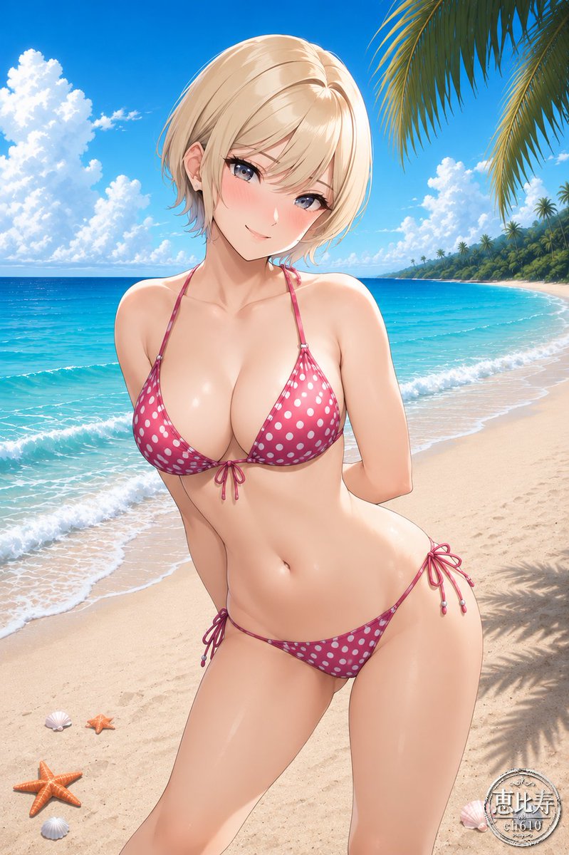 ebisu_ch610's tweet photo. 🍀水着を着せてみた🍀
※水着イラストを掲載するため、
念のためセンシティブ設定で投稿しています。
マイキャラ編
#水着を着せてみた #Aiat #AIイラスト
#マイキャラ #癒し系 https://t.co/zoRDlApdxM