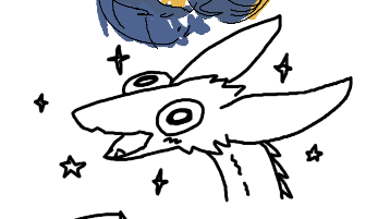 DangerCliffGame's tweet photo. @RobbenDrache Was in a drawpile recently and sketched the goober: https://t.co/t2hWgoKcio