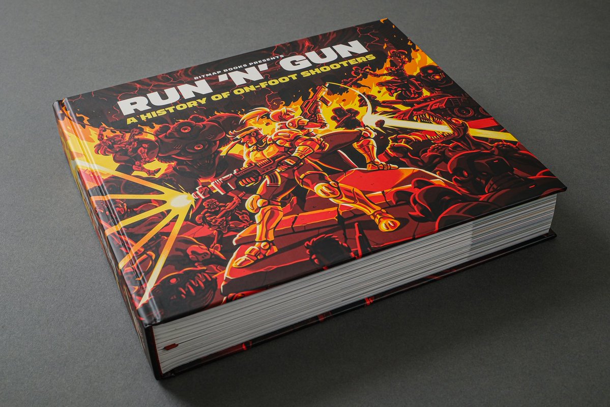 bitmap_books's tweet photo. Run ‘n’ Gun: A History of On-Foot Shooters 🏃♂️🔫
Behind-the-scenes stories, interesting quotes, mind-blowing trivia, expert gameplay tips and beautiful high-quality screenshots.
Out now: https://t.co/9uOnnAJe6k
#BitmapBooks #books #gaming #runngun @davescook https://t.co/cQbxpaxsuT