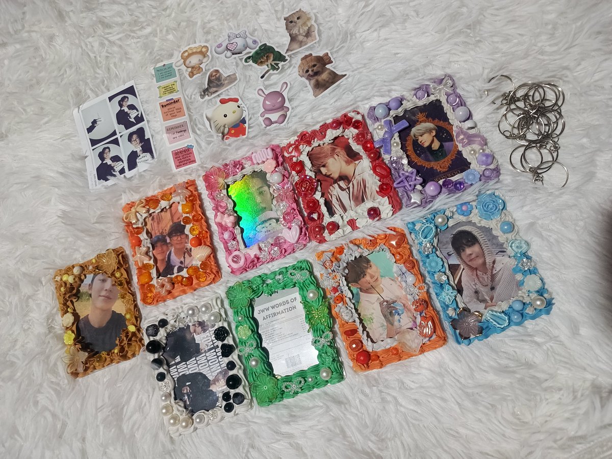 huiwonthis's tweet photo. Cute and affordable decoden toploaders from @seviwsvt, love it 💓

Thank you so much for the freebies as well, really appreciate it 😻

#dhuiproofs #teynkyusevi https://t.co/yosappVl2v