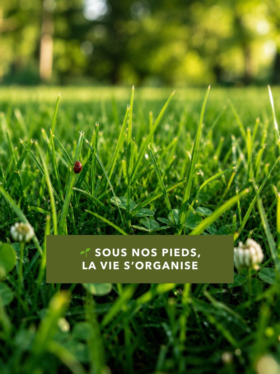 SFGazons's tweet photo. 🌱 Sous nos pieds, la vie s’organise.

Un gazon en bonne santé abrite une biodiversité discrète qui participe naturellement à l’équilibre du sol.

Préserver le gazon, c’est aussi préserver la vie qu’il accueille.

#SFG #Gazon #Biodiversité https://t.co/IZgY7k4f48