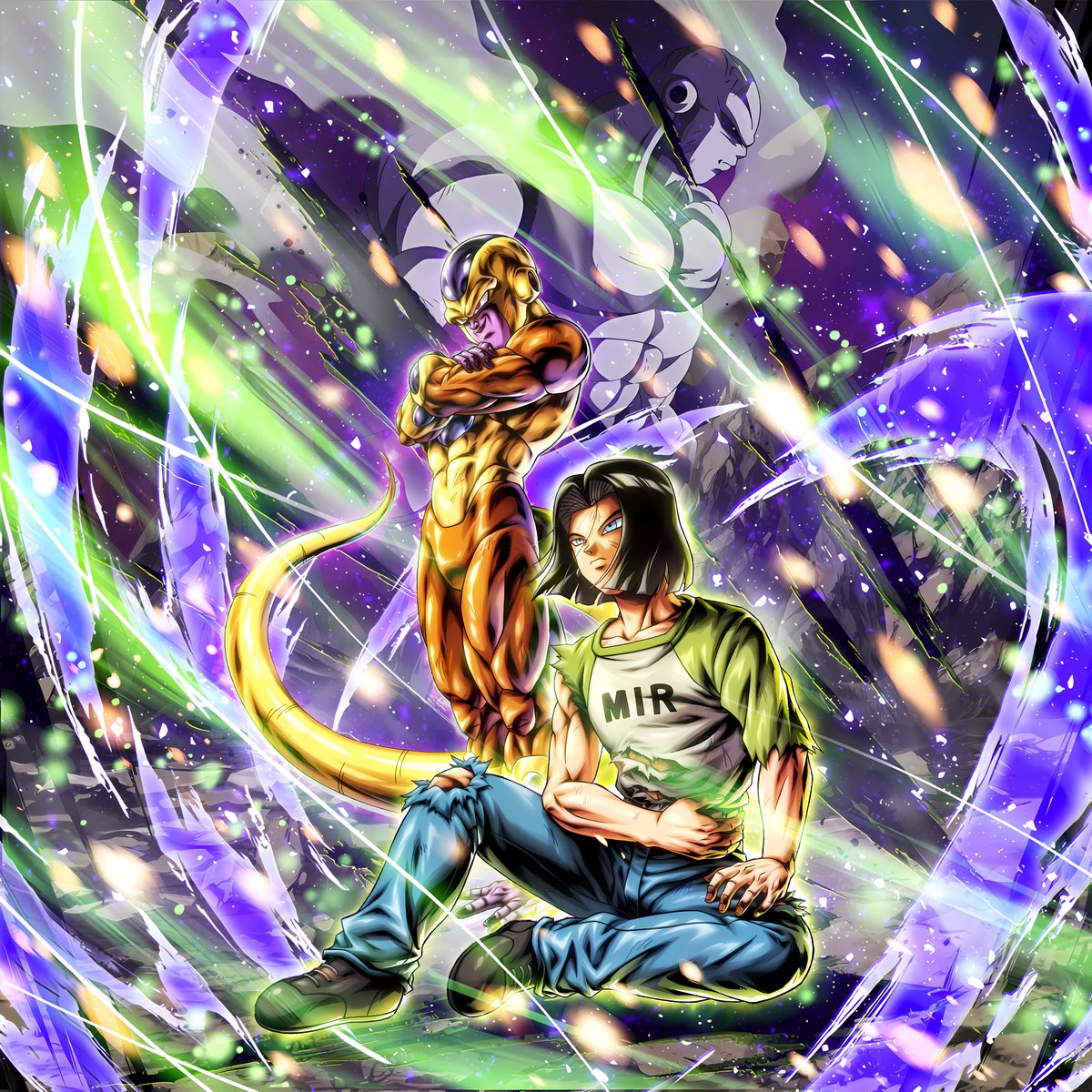 コ*屋様 8CD LEGENDS / FLAWLESS レジェンズ DBL97-02L] Android #17 & Golden Frieza 4K #DBLegends #レジェンズ