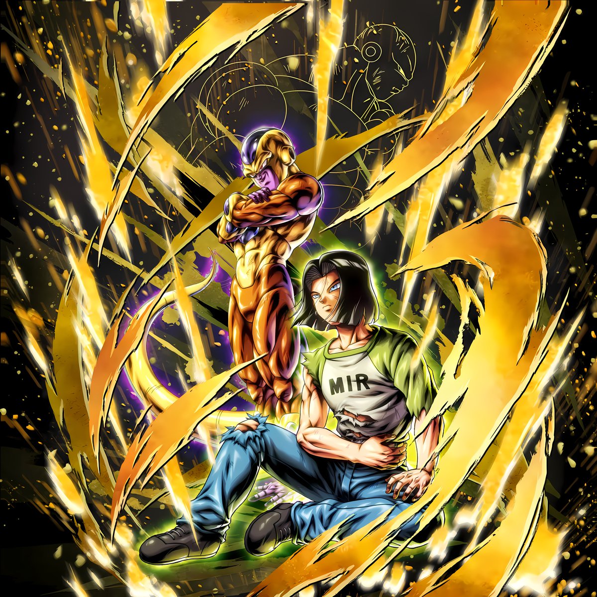 コ*屋様 8CD LEGENDS / FLAWLESS レジェンズ DBL97-02L] Android #17 & Golden Frieza 4K #DBLegends #レジェンズ