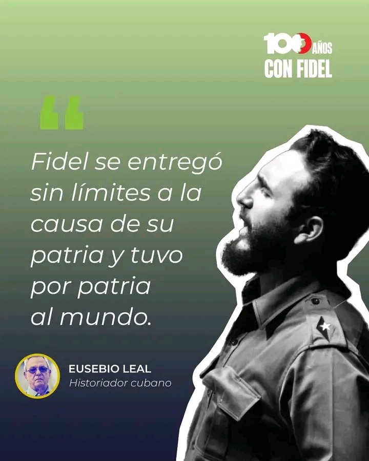 Sarahivegaf's tweet photo. #Fidel fue un verdadero ejemplo de revolucionario para #Cuba y para el mundo. #PorLasTunasLaVictoria #SíSePuede https://t.co/xIeu48rtWp