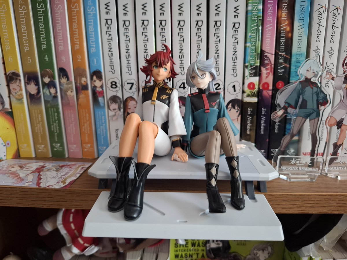 Citrus_Minus's tweet photo. Just a couple wives added to the bookcase 🥰👰♀️👰♀️🍅💖🦝
Suletta and Miorine are too happy together 💕 How do YOU interpret Gundam Witch from Mercury? 🤪
#gundam #GWitch #yuri #yurianime #sulettamercury #miorinerembran #suletta #miorine https://t.co/SSdHu7oRZ2