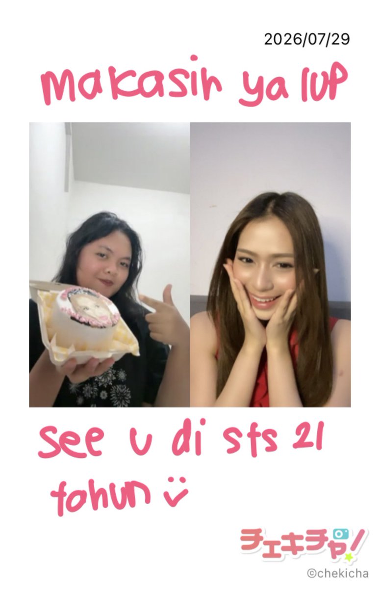 cclwlvely's tweet photo. 🤍: kok mirip bgt sih kuenya

karna aku minta ke penjualnya hrs buat semirip mungkin😛.. iya kalo jam nya bersahabat aku usahakan apply sts tahun depann yaa kak @I_KathrinaJKT48 🫶🏻 https://t.co/VtdH5gzi7j
