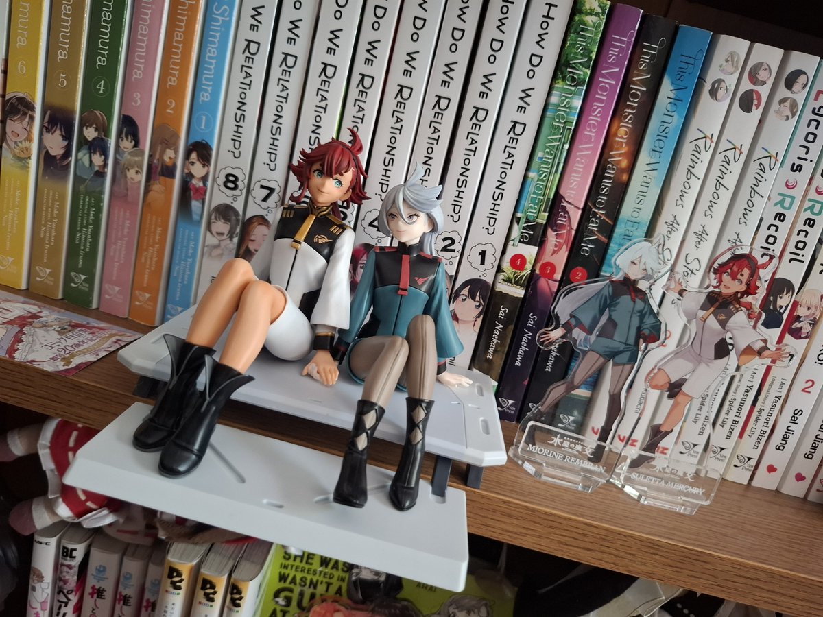 Citrus_Minus's tweet photo. Just a couple wives added to the bookcase 🥰👰♀️👰♀️🍅💖🦝
Suletta and Miorine are too happy together 💕 How do YOU interpret Gundam Witch from Mercury? 🤪
#gundam #GWitch #yuri #yurianime #sulettamercury #miorinerembran #suletta #miorine https://t.co/SSdHu7oRZ2